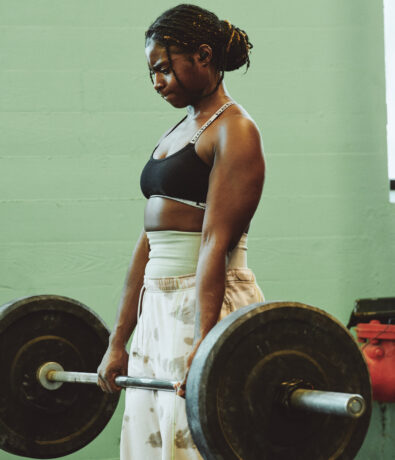 Weightlifting at Bouldering Project in Brooklyn