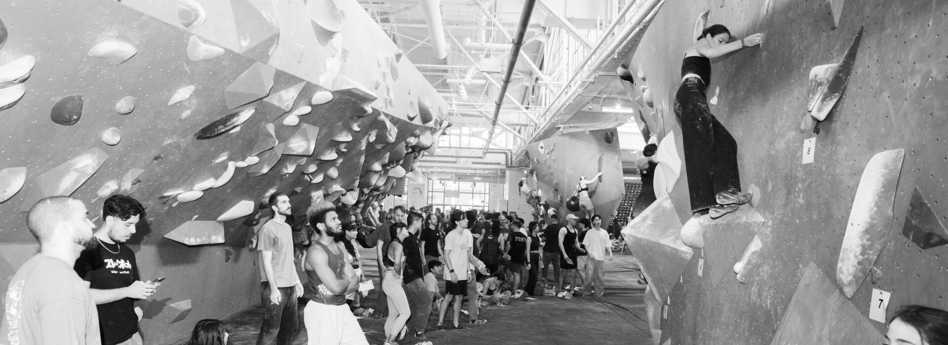 climbing terrain at bouldering project brooklyn
