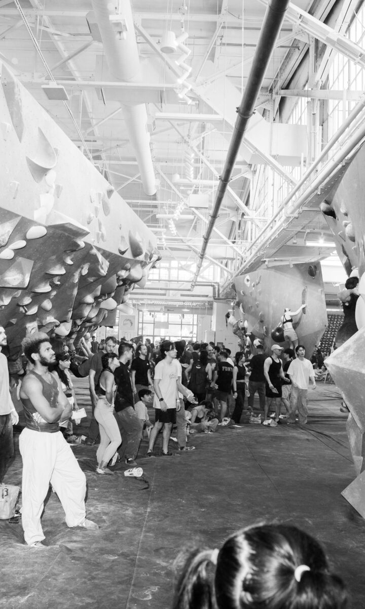 climbing terrain at bouldering project brooklyn