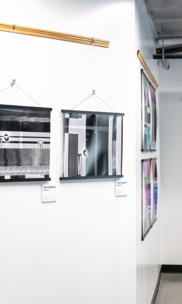 Ben Burch's art displayed at Bouldering Project in DC