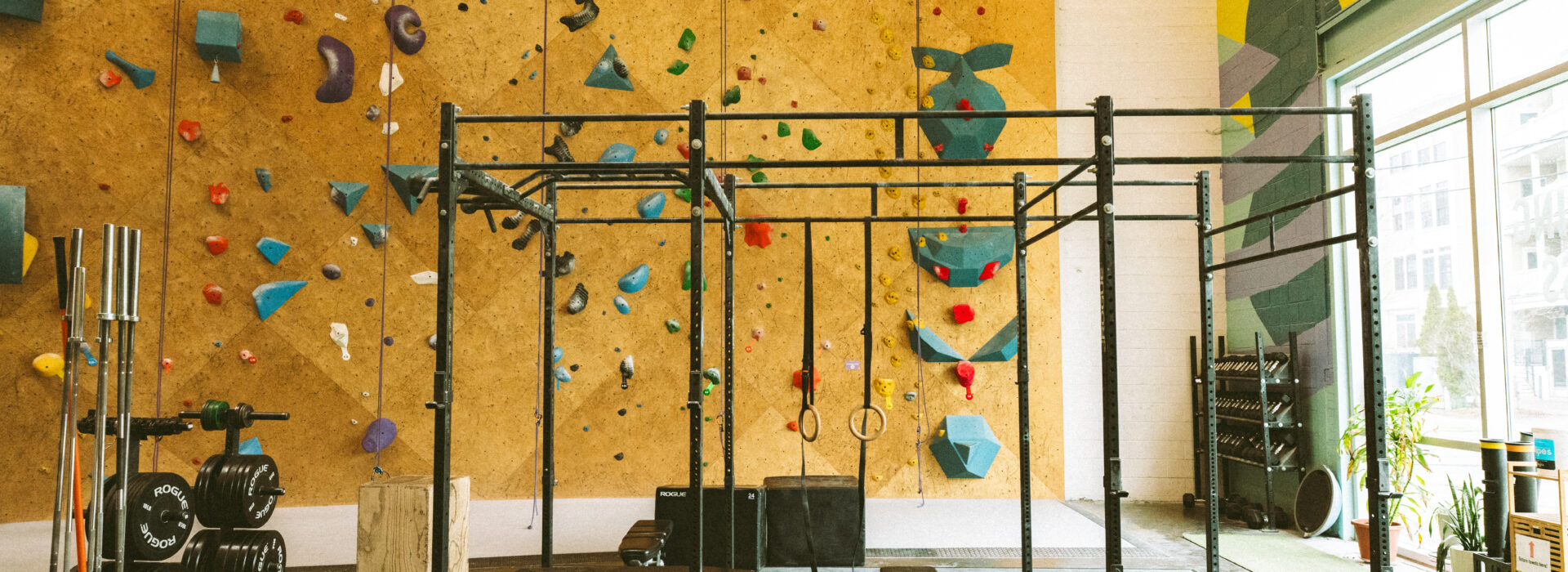 Boston Bouldering Project fitness area