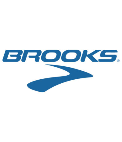Blue Brooks logo with the word BROOKS in bold, uppercase letters above a stylized curved line, all on a white background—perfect for fans of the Seattle climbing competition.