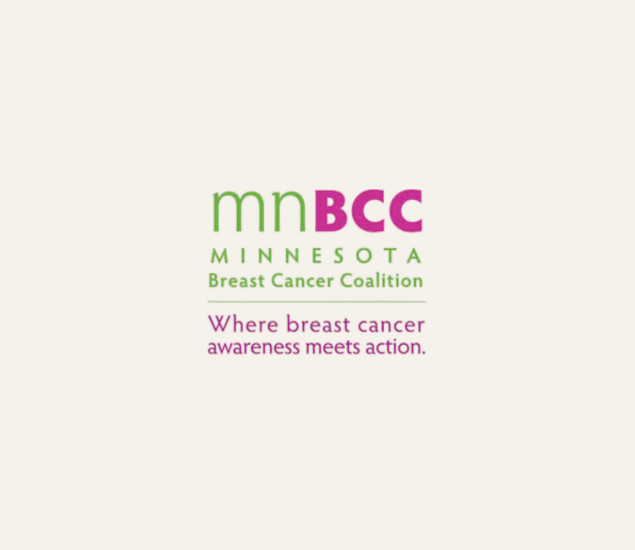 Logo for the Minnesota Breast Cancer Coalition, representing a Climb for Community where breast cancer awareness meets action.